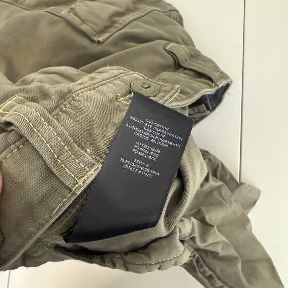 Aritzia TNA Supply Cargo Micro Mini Skirt Green Cotton - Size 00 - Picture 6 of 8